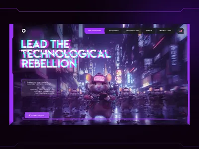 Web3 Revolution Platform 🐹 3d branding crypto graphic design ui ux web design web3