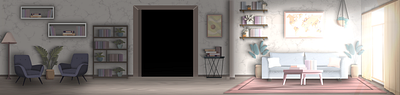 Apartment Scenes adobe illustrator after effects compositing graphic design illustration motion graphics