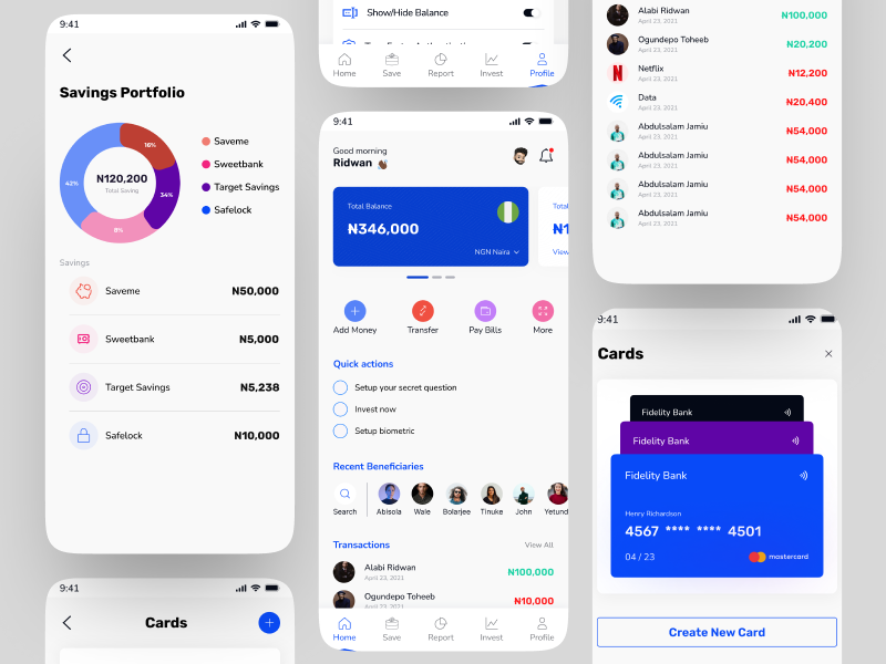 Cash Plus – Fintech UI/UX Design for Seamless Money Management figma financial app fintech app mobile app product design ui uiux ux design wireframe