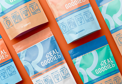 Real Goodies - Snacks | Brand Identity & Packaging brand identity branding graphic design packaging