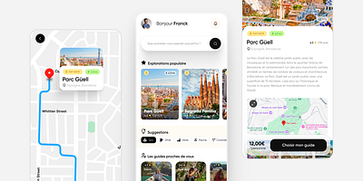 Explore.io app app design branding design figma graphic design traval app traval app design ui ux