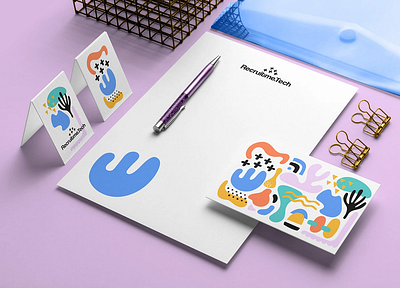 Recruitme.Tech - Technology | Brand Identity brand identity branding graphic design illustration tech