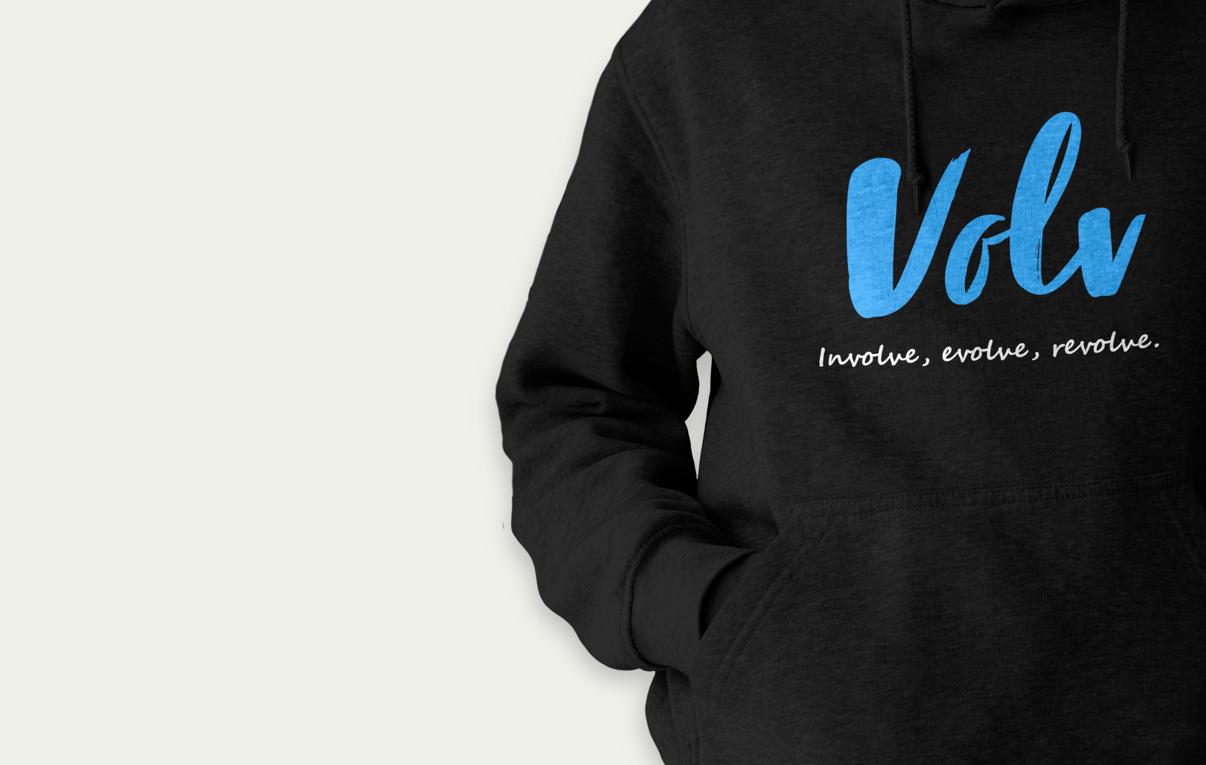 Volv Apparel: Logo Design on Hoodie & Tee apparel apparel design brand design brand identity branding design graphic design hoodie design logo logo design t shirt t shirt design wordmark wordmark design