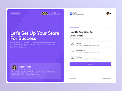 E-commerce IT Admin Dashboard - Sign Up Process buyer dashboard ecommerce onboarding process registration seller sign up