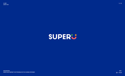 Super Fun Logo branding design graphic design identity letter lettering logo logotype