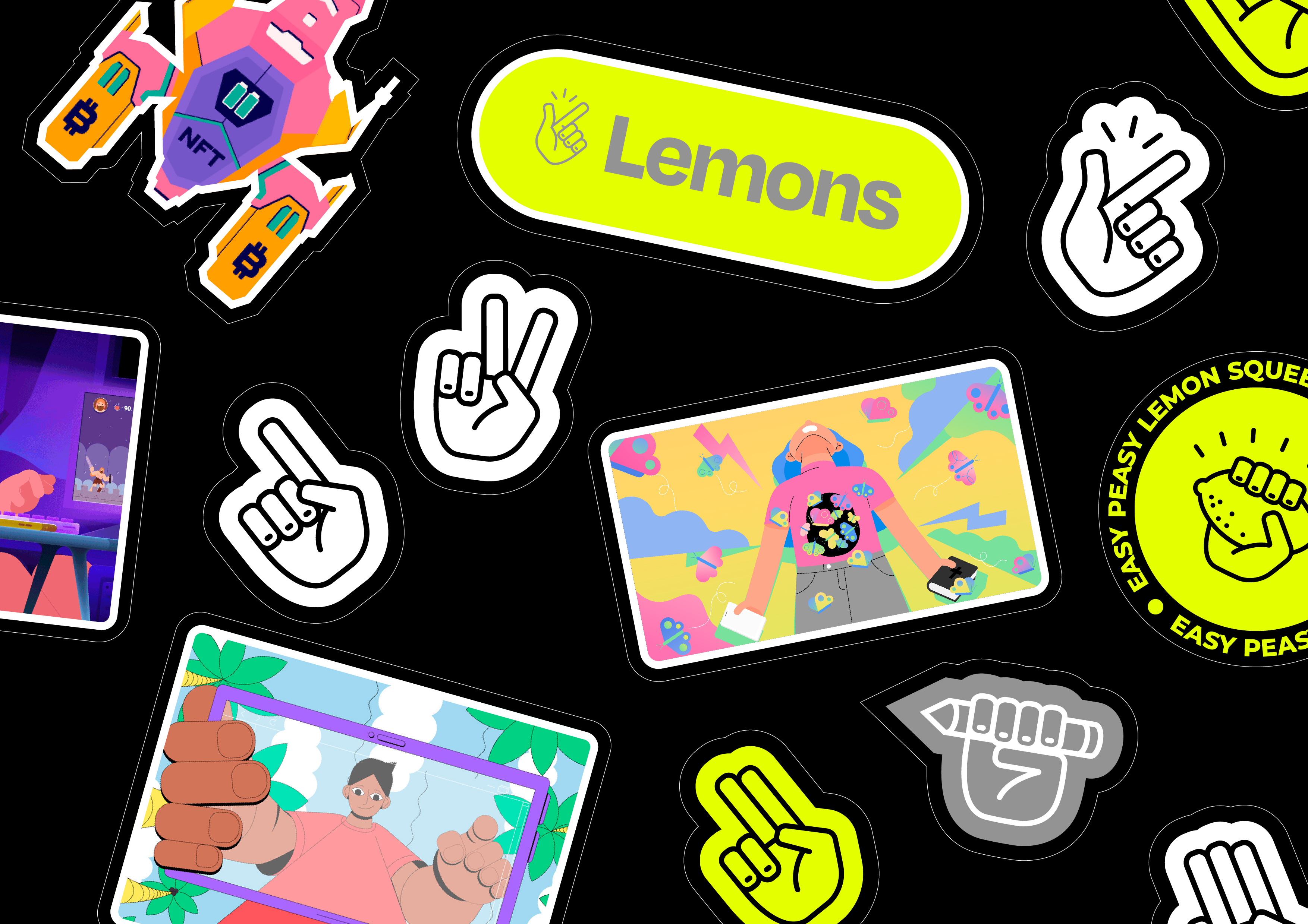 Example of Lemons Logo & Brand Identity