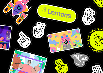 Lemons Logo & Brand Identity animation branding design dribbble graphic design identity illustration logo logotype