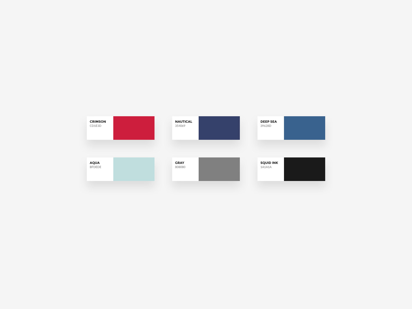 Harbor UI Kit Color Palette color color palette kit nautical ocean palette sea summer ui ui kit