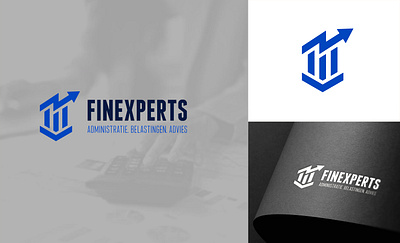 FINEXPERTS FINANCE COMPANY LOGO DESIGN 3d animation branding company design finance financial fineexperts graphic design illustration investment logo minimal modern motion graphics typography ui ux vector