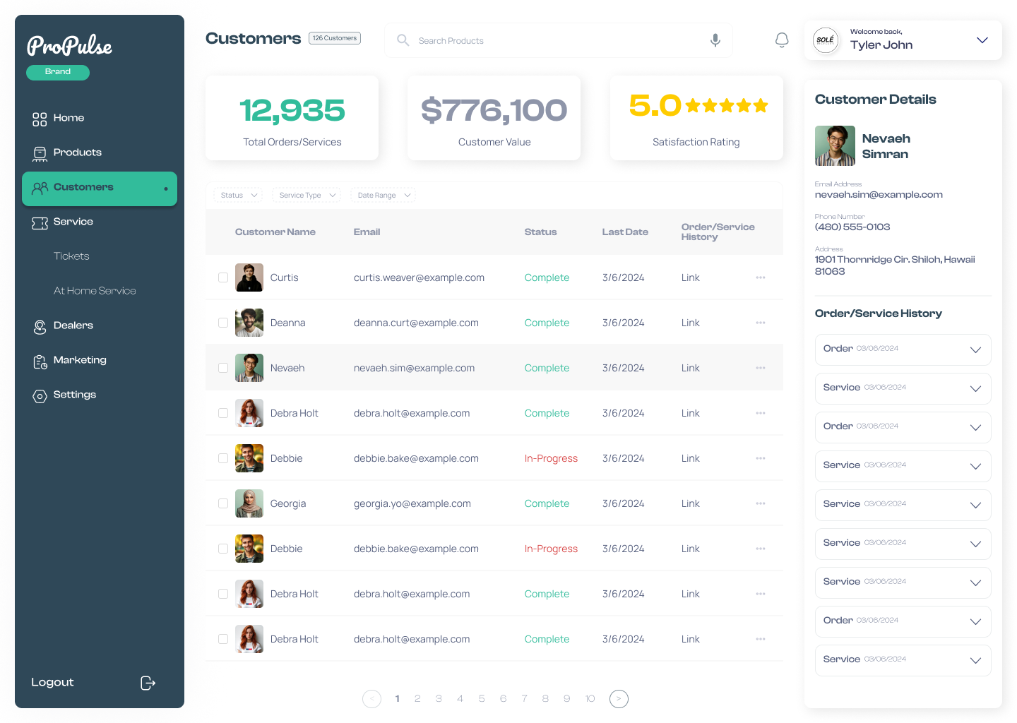 Customer Management & Support Dashboard – B2B SaaS UI Design admindashboard b2btools crmdesign customersupport dashboardui dribbble enterpriseui figma minimalui productdesign saasdesign servicetickets ui uidesign uxdesign webappdesign