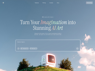 Hero Exploration [05] glassmorphism hero design minimal design ui web design