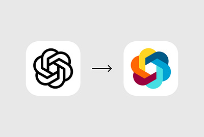 Chat GPT Logo Re-design. New App Icon. Brand Identity Design. ai assistant ai brand design artificial intelligence brand identity chat gpt icon chatgpt chatgpt logo chatgpt re design design update generative design graphic design graphic designer icon evolution logo design logo redesign machine learning neural network openai icon smart assistant visual ai identity