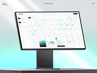 UI ASTRA Icon page 3d 3dicon app appdesign branding design framework graphic design icons illustration interfacedesign logo ui ux website