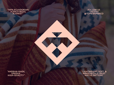 Tomebamba Logo blanket brand brand design branding ecuadorian iconography identity logo mark south american