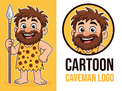 funny cartoon mascot logo design, cartoon caveman character logo beehaya cartoon cartoon caveman logo cartoon character cartoon logo caveman caveman cartoon caveman clipart caveman illustration caveman mascot cute design funny cartoon graphic design illustration logo logo design mascot logo ui vector