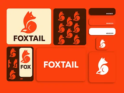 Foxtail Logo Design and Brand Identity branddesign