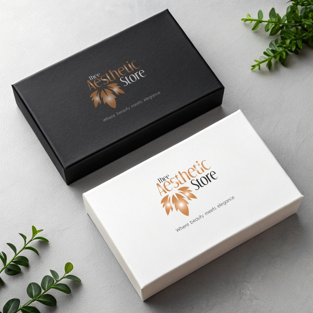 Thee Aesthetic Store Logo & Brand Identity. branding graphic design logo