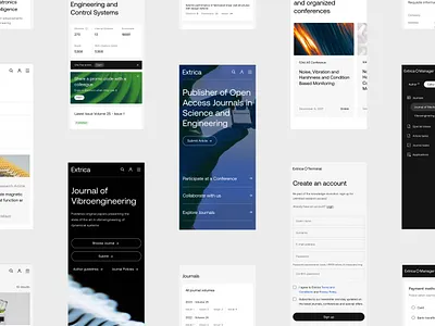 Extrica UX/UI design graphic design lithuania minimal mobile outer outer studio responsive typography ui ui design ux design vilnius web design