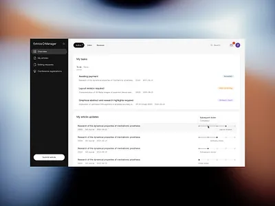 Extrica UX/UI dashboard design graphic design minimal outer outer studio typography ui ui design ux design uxui
