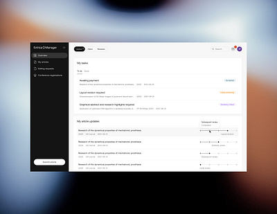 Extrica UX/UI dashboard design graphic design minimal outer outer studio typography ui ui design ux design uxui