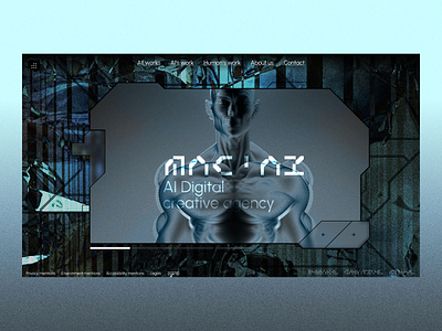 Mac'Ai - AI Digital Creative Agency branding graphic design ui