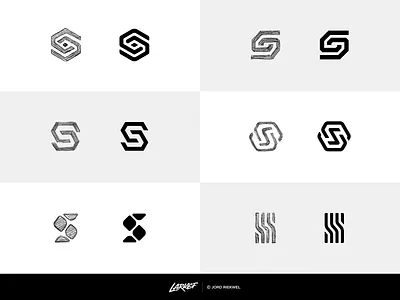 Unused S Marks brand identity letter logo mark mono monochrome monogram s symbol typography