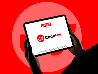 Logo Design For - CodeFair brand identity branding logo logo maker ui ui ux