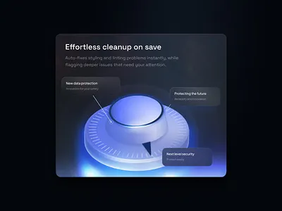 Effortless Security Cleanup — UI Motion Concept 🧩🔒 3d 3d design bento bento card bento design bento section card design design design website figma figma design illustration saas saas design ui uiux ux uxui website website design
