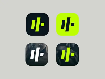 Titan Fitness App Icon Variations app brand branding fitness gym health icon ios ipad iphone logo ui