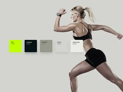 Titan Fitness Color Palette brand branding color color palette fitness guide gym health identity minimalist palette