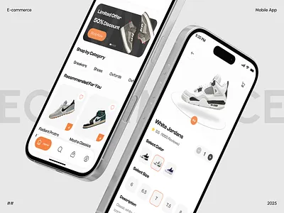 E-commerce Mobile App UI – Seamless Shopping Experience app app design e commerce ecommerce app ecommerce ui ios mobile mobile app mobile ui online shopping product design shopping shopping app ui ui ui design uiux