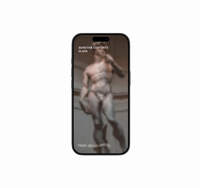 Out of sight, out of mind app art artist blur figma ios26 liquidglass ui uidesign usability uxdesign uxui