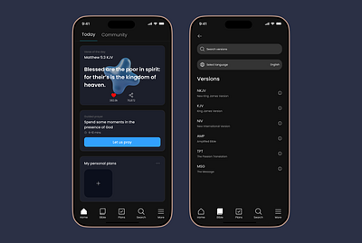 Verse AI - Mobile screens