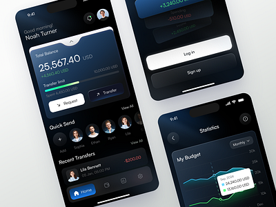 Mobile design for FinTech app design application application design design interface ios app ios app design mobile mobile app mobile app design product product design service startup ui uiux ux