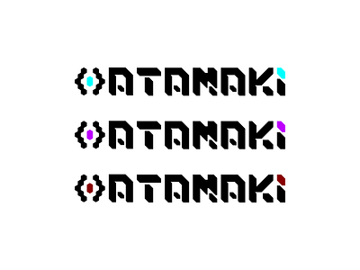 ATAMAKI 3d branding crystal cyberpunk font futuristic graphic design hexagon logo minimalisdesign technology typografy