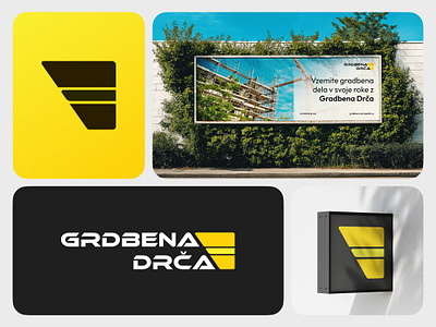 Gradbena Drca - Brand Identity branding graphic design logo
