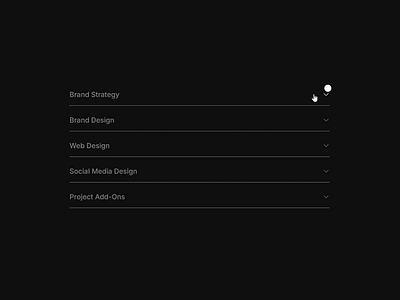 Animated Drop-down Menu animated ui framer framer component framer designer framer website minimalist ui ui uiux user interface ux uxui web design web designer website design website designer