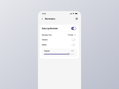 Reminder Mobile App Ui app graphic design mobile remibder interface reminder reminder app reminder design reminder details reminder experience reminder mobile reminder option reminder page reminder screen reminder setting reminder ui reminder view reminder widget remnider dashboard screen ui