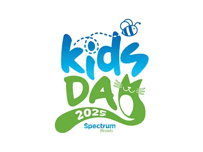 Spectrum Brands Kids Day 2025 Logo design graphic design illustration logo typography vector
