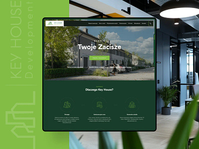 Key House Development clean design homepage house realestate ui ux webdesign webflow website