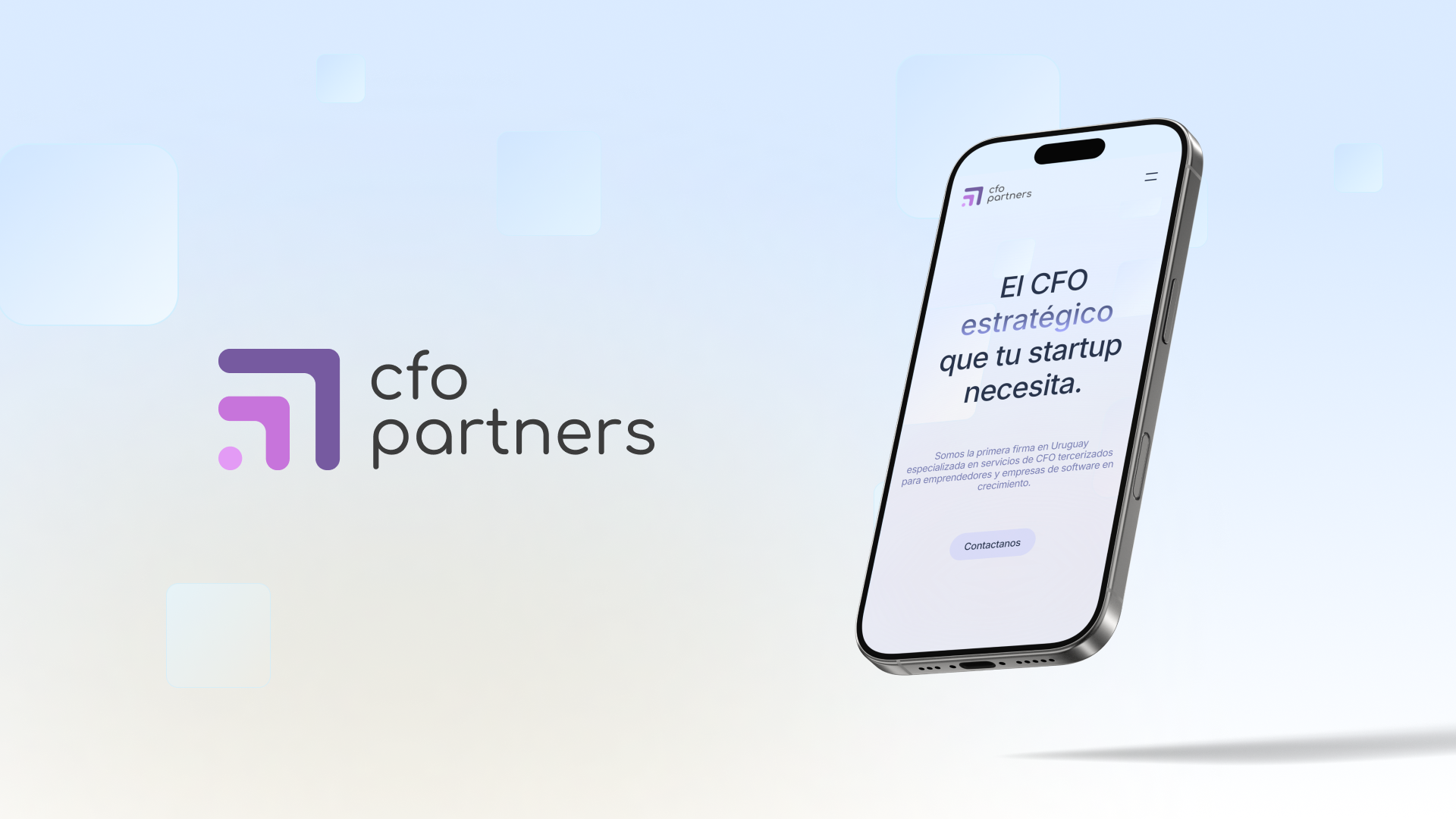 CFO Partners - Website + Logo Design branding cfo digital digital design financial framer logo ui website website design