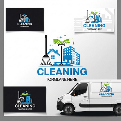 Cleaning Logo branding cleaning graphic design logo ui