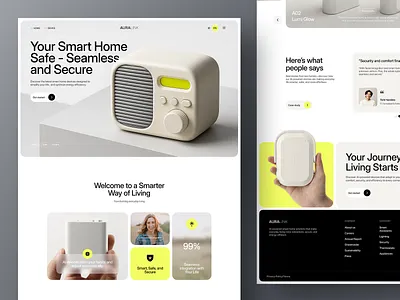 Website for an Digital Agency design interface product service startup ui ux website