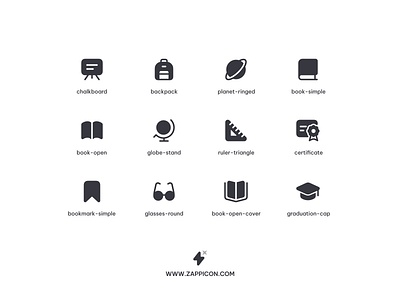 Education Icons Filled Style saasproduct
