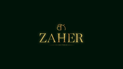 Zaher BK — Jewelry Store Logo Motion after effects animation branding gold golden motion jewelry logo logo motion motion graphics