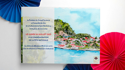 Illustration // COM St Barth graphic design illustration