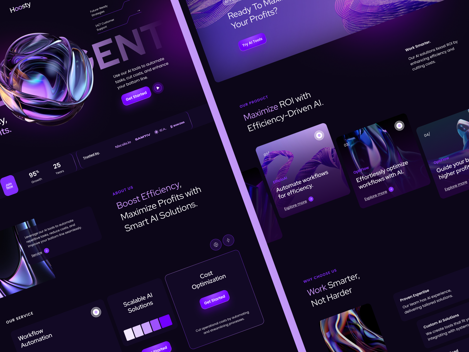 Example of Interactive Landing Page Design For Saa S