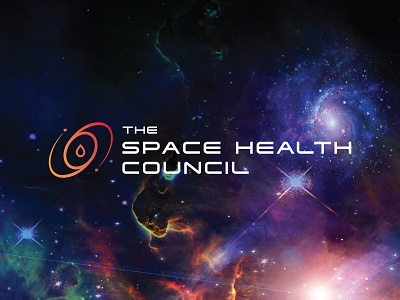 The Space Health Council branding graphic design logo