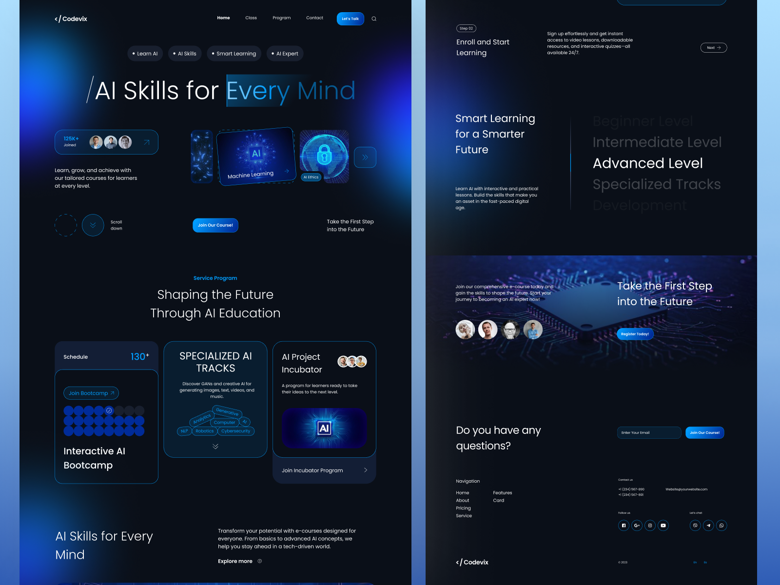 Example of Website Design & Development For Saa S