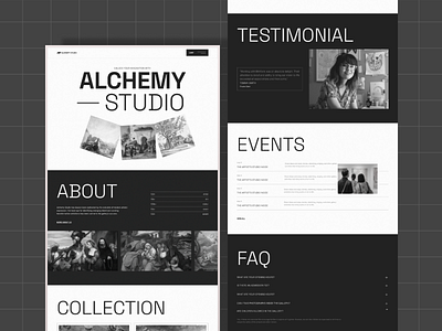 Art Gallery website art gallery art web ui art website best landing page best ui design gallery ui landing page modern art gallery website modern gallery website